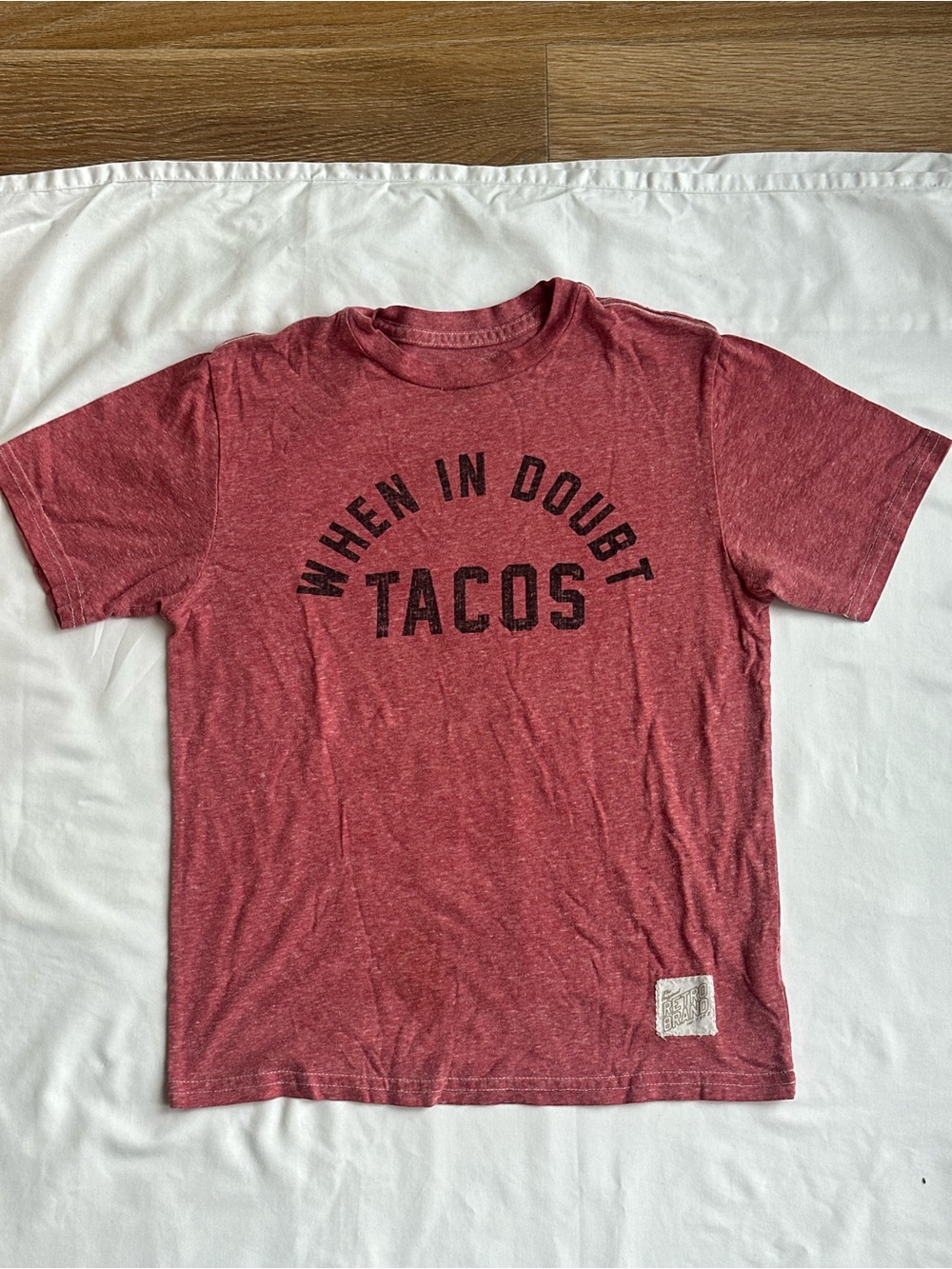 Etro Men's Heathered Red Short Sleeve Graphic Tee